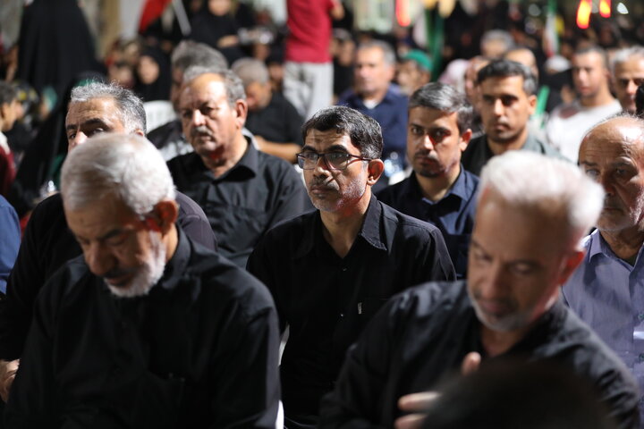 حضور حاجی بابایی در مراسم یادواره شهدای نماینده استان بوشهر در مجلس شورای اسلامی در واقعه هفتم تیر