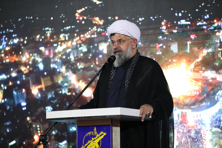 حضور حاجی بابایی در مراسم یادواره شهدای نماینده استان بوشهر در مجلس شورای اسلامی در واقعه هفتم تیر