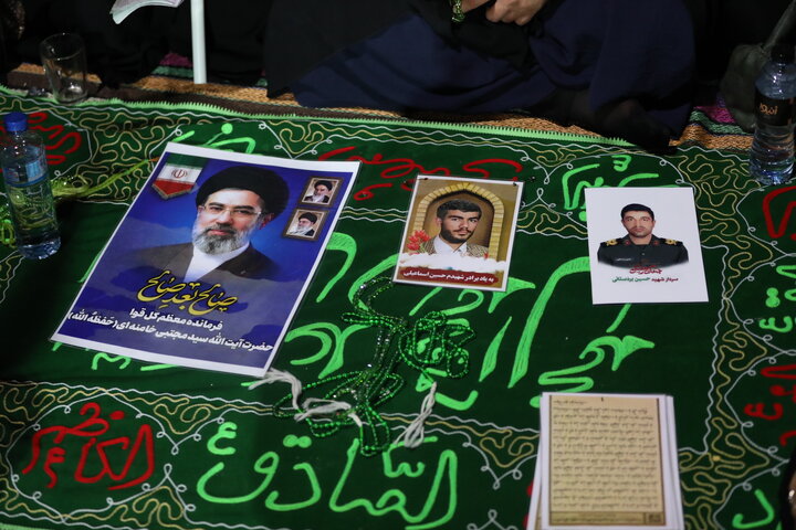 حضور حاجی بابایی در مراسم یادواره شهدای نماینده استان بوشهر در مجلس شورای اسلامی در واقعه هفتم تیر