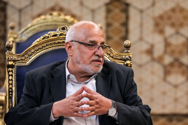 دیدار عضو ارشد جنبش امل و جمعی از نمایندگان مجلس لبنان با دکتر قالیباف