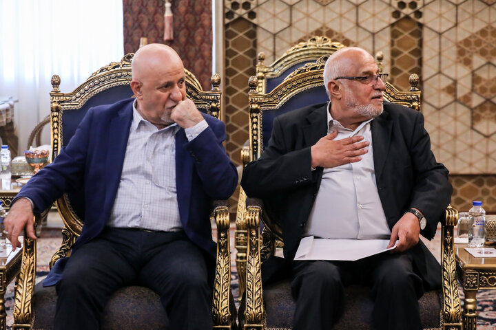 دیدار عضو ارشد جنبش امل و جمعی از نمایندگان مجلس لبنان با دکتر قالیباف
