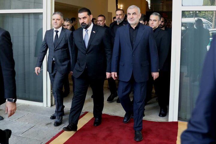 ورود رئیس مجلس عراق به تهران