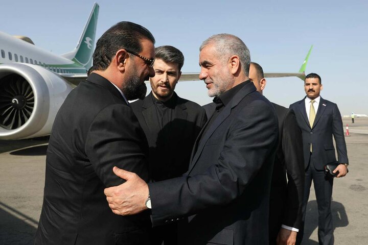 ورود رئیس مجلس عراق به تهران