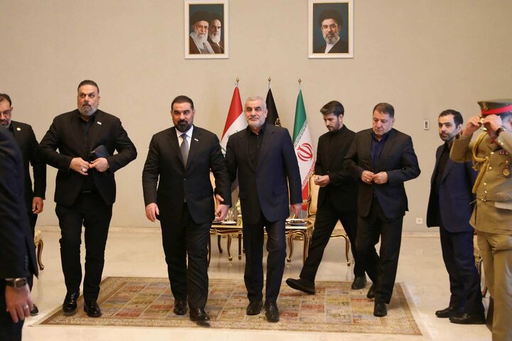 ورود رئیس مجلس عراق به تهران