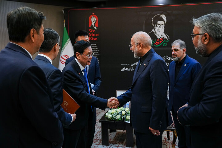 دیدار معاون کنگره خلق چین با دکتر قالیباف