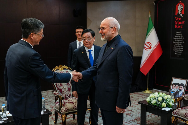 دیدار معاون کنگره خلق چین با دکتر قالیباف