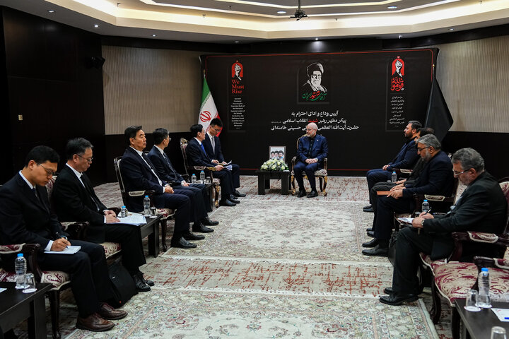 دیدار معاون کنگره خلق چین با دکتر قالیباف