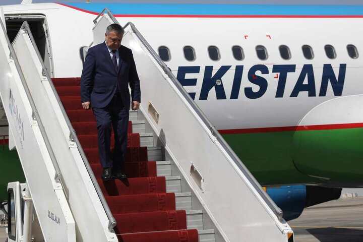 ورود رئیس مجلس ازبکستان به تهران