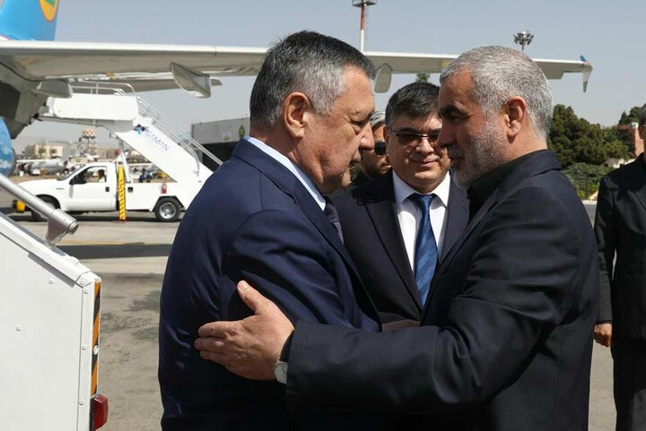 ورود رئیس مجلس ازبكستان به تهران