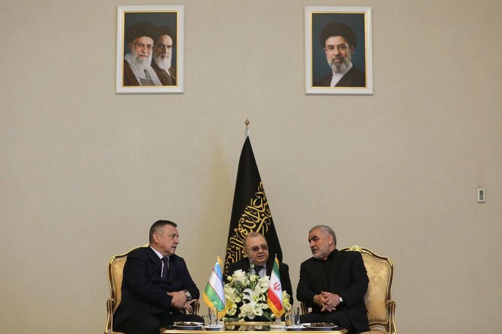 ورود رئیس مجلس ازبكستان به تهران