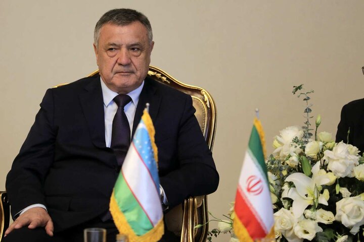 ورود رئیس مجلس ازبكستان به تهران