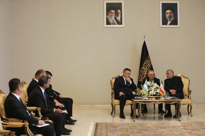 ورود رئیس مجلس ازبكستان به تهران