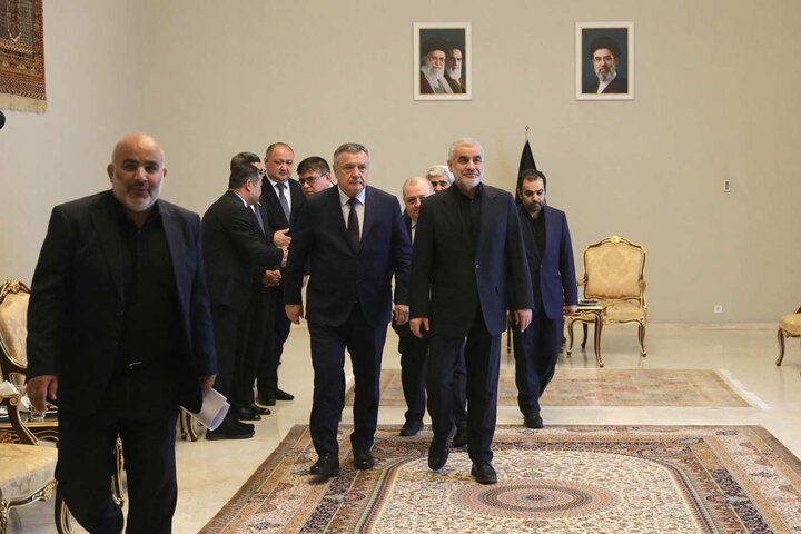 ورود رئیس مجلس ازبكستان به تهران