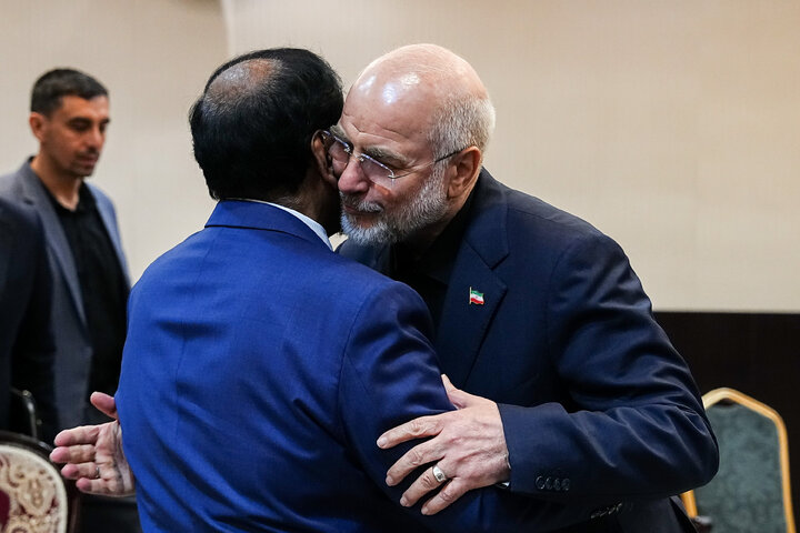دیدار رئیس مجلس بنگلادش با دکتر قالیباف