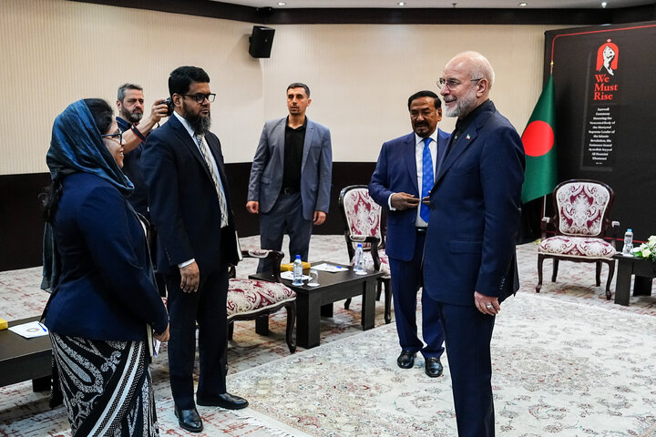 دیدار رئیس مجلس بنگلادش با دکتر قالیباف