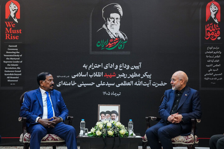 دیدار رئیس مجلس بنگلادش با دکتر قالیباف
