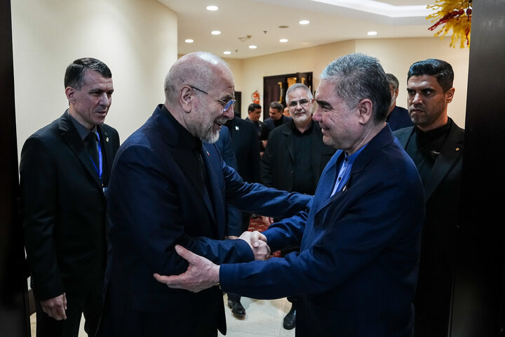 دیدار رهبر ملی ترکمنستان با دکتر قالیباف