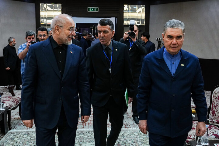 دیدار رهبر ملی ترکمنستان با دکتر قالیباف