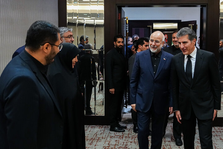 دیدار رئیس اقلیم کردستان عراق با دکتر قالیباف