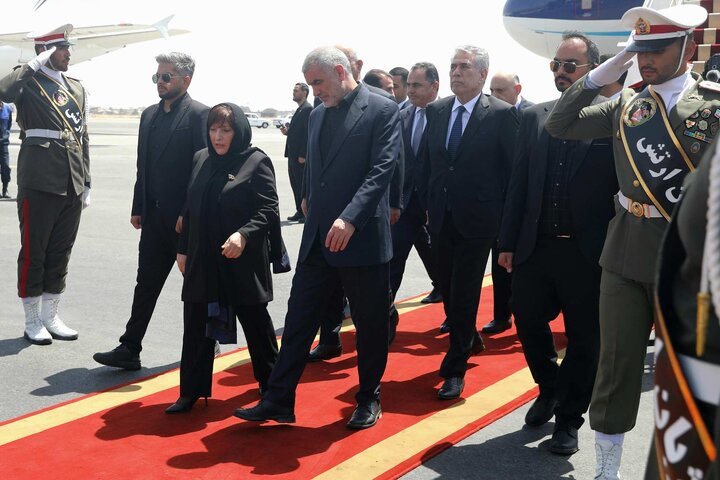 ورود رئیس مجلس آذربایجان به تهران