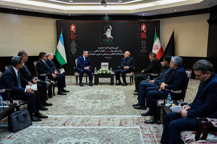 دیدار رئیس مجلس ازبکستان با دکتر قالیباف