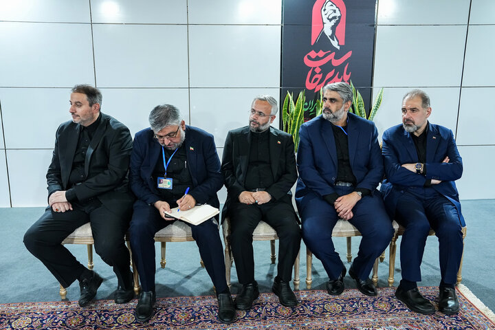 دیدار رئیس مجلس سنای پاکستان با دکتر قالیباف