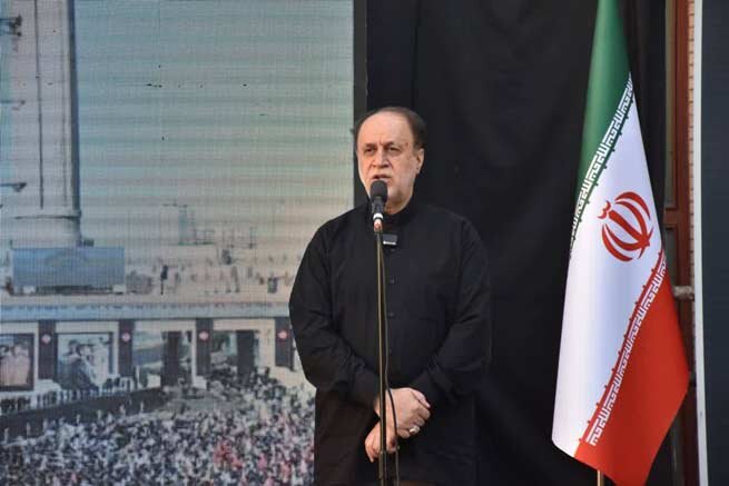 مراسم عزاداری و وداع جامعه دانشگاهیان، فرهنگیان، هنرمندان و پرسنل دستگاه های اجرایی لرستان با آقای شهید ایران