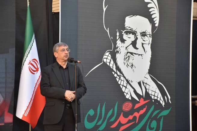 مراسم عزاداری و وداع جامعه دانشگاهیان، فرهنگیان، هنرمندان و پرسنل دستگاه های اجرایی لرستان با آقای شهید ایران