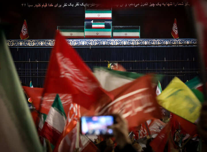 مراسم وداع با پیکر مطهر رهبر شهید انقلاب