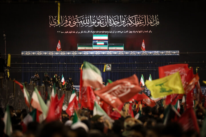 مراسم وداع با پیکر مطهر رهبر شهید انقلاب
