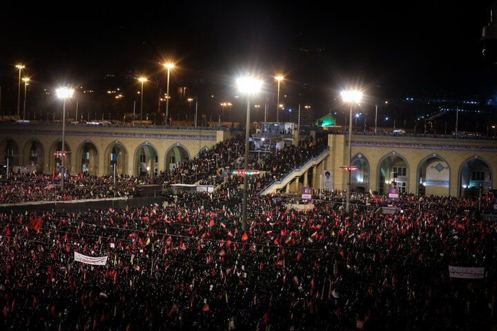 مراسم وداع با پیکر مطهر رهبر شهید انقلاب