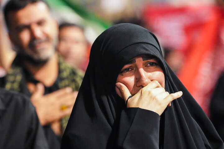 مراسم وداع با پیکر رهبر شهید انقلاب در مصلی تهران