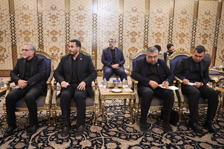 دیدار محمد درویش رئیس شورای رهبری دفتر سیاسی حماس با دکتر قالیباف