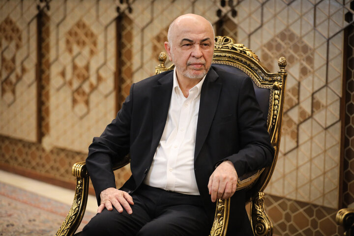 دیدار محمد درویش رئیس شورای رهبری دفتر سیاسی حماس با دکتر قالیباف