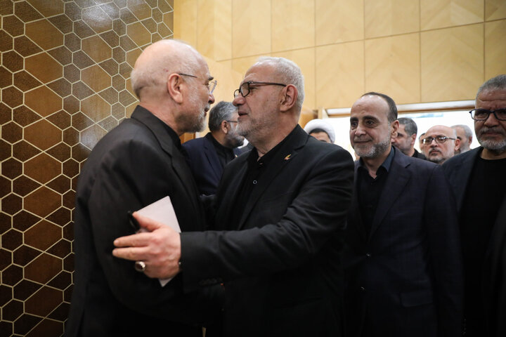 دیدار محمد فنیش عضو ارشد حزب الله لبنان با دکتر قالیباف