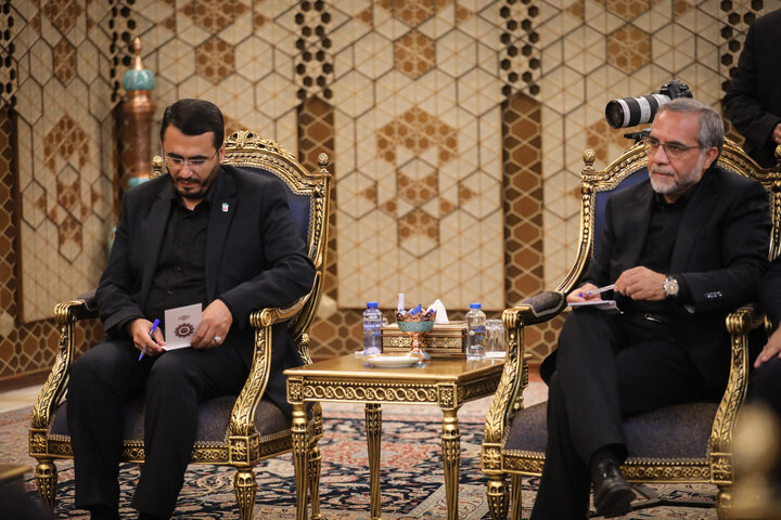 دیدار محمد فنیش عضو ارشد حزب الله لبنان با دکتر قالیباف