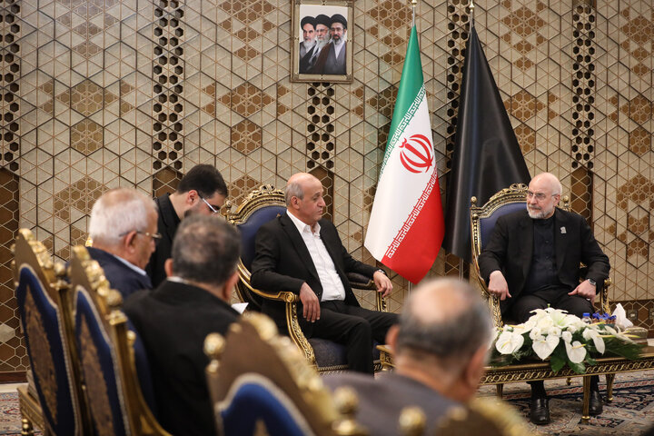 دیدار جمیل مزهر معاون دبیرکل جبهه مردمی آزادی فلسطین با دکتر قالیباف