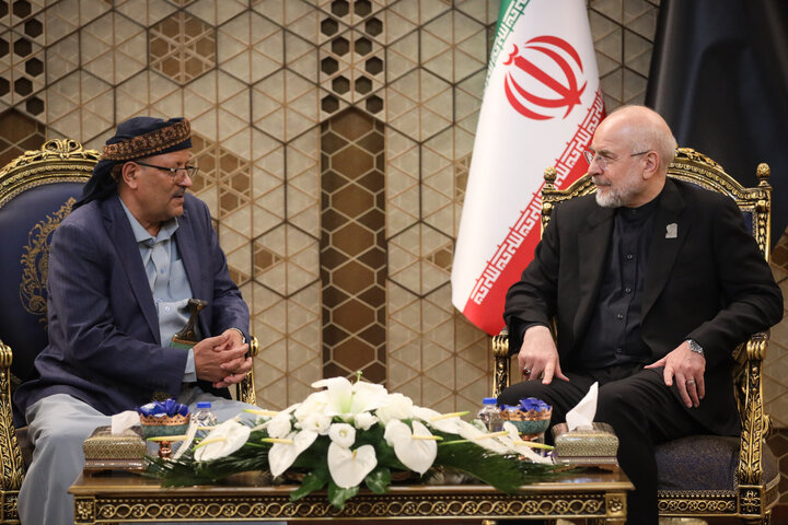 دیدار محمد النعیمی معاون رئیس جمهور یمن با دکتر قالیباف