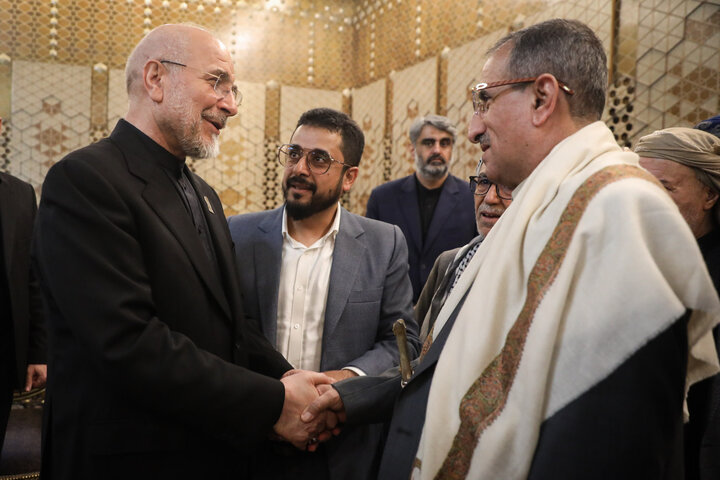 دیدار محمد النعیمی معاون رئیس جمهور یمن با دکتر قالیباف