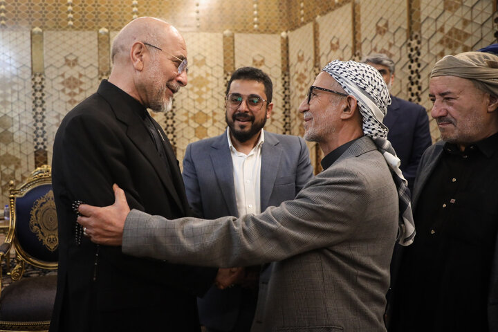 دیدار محمد النعیمی معاون رئیس جمهور یمن با دکتر قالیباف