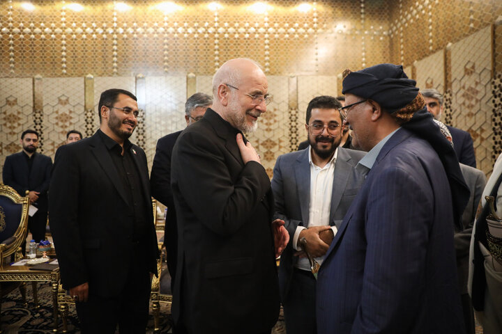 دیدار محمد النعیمی معاون رئیس جمهور یمن با دکتر قالیباف