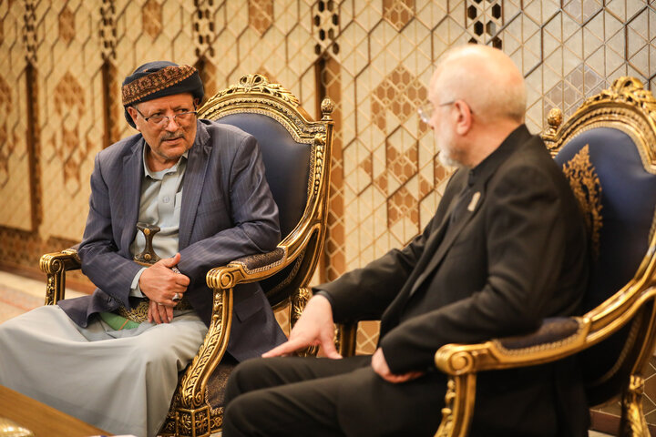 دیدار محمد النعیمی معاون رئیس جمهور یمن با دکتر قالیباف