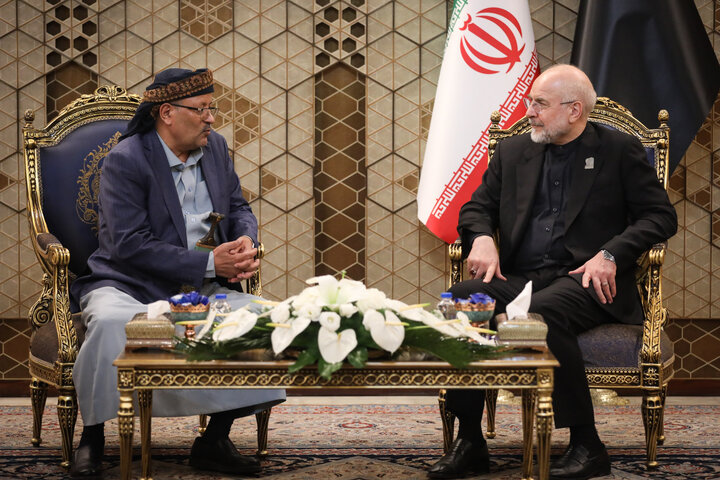 دیدار محمد النعیمی معاون رئیس جمهور یمن با دکتر قالیباف