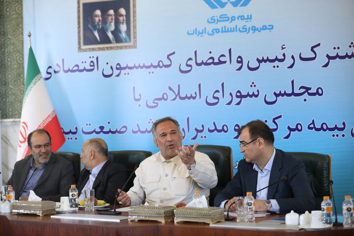 نشست کمیسیون اقتصادی مجلس با حضور رئیس بیمه مرکزی