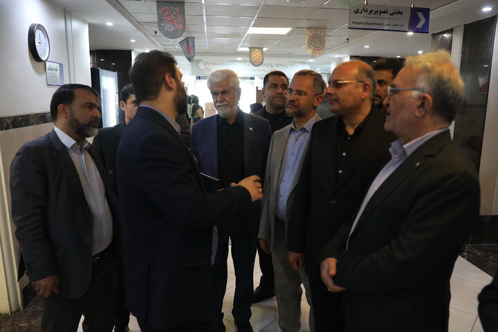 بازدید اعضای کمیسیون بهداشت و درمان مجلس از بیمارستان سیدالشهدا شهرری
