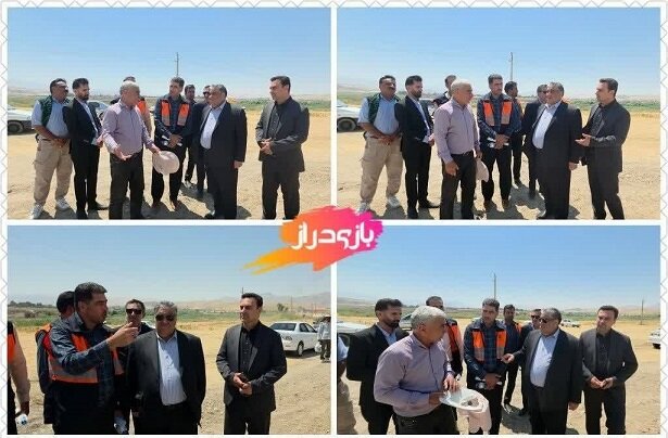بازدید فتح الله حسینی از پروژه‌های راه‌سازی و تاکید برحفظ کیفیت فنی پروژه‌ها