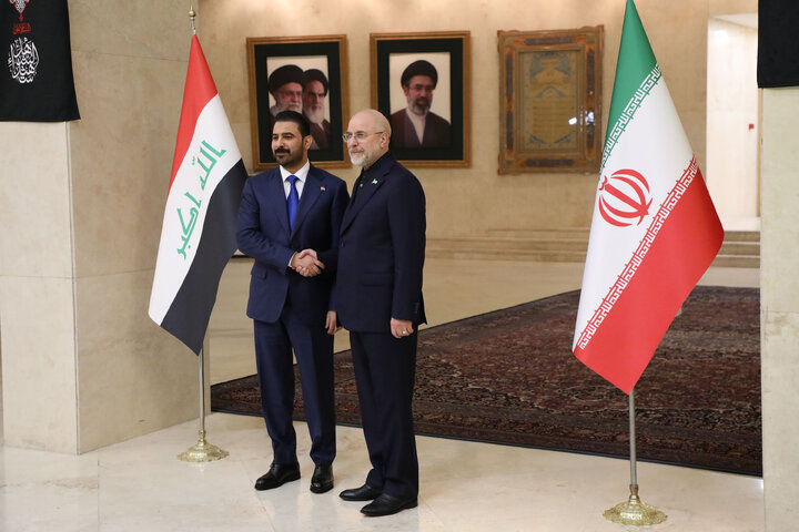 دیدار نخست وزیر عراق با رئیس مجلس شورای اسلامی