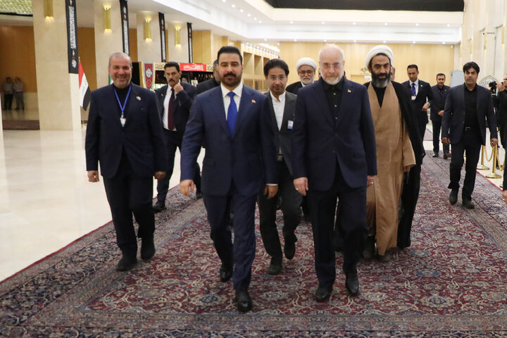 دیدار نخست وزیر عراق با رئیس مجلس شورای اسلامی