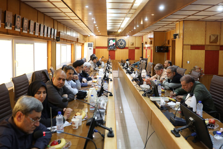 نشست مشترک اعضای کمیسیون امنیت ملی مجلس با فرمانده قرارگاه مدینه