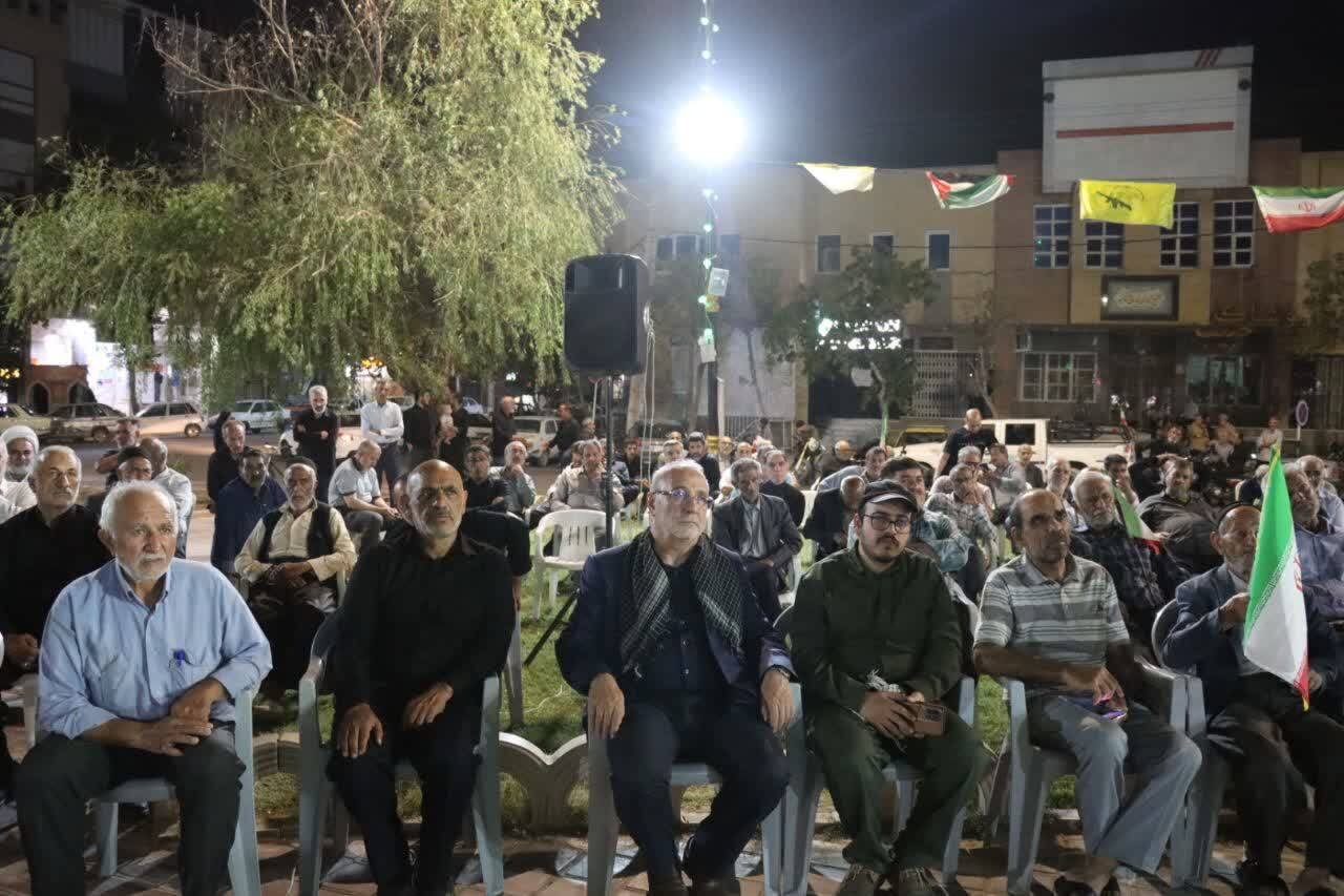 حضور و سخنرانی تبیینی حاجی دلیگانی در جمع مردم دستگرد و گز